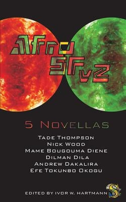 AfroSFv2 paperback book by Storytime, featuring colorful cover art with vibrant African-inspired illustrations.