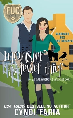 Paperback of "Monster and the Jewel Thief" by Cyndi Faria featuring the book cover with illustrated monster and jewel motif.