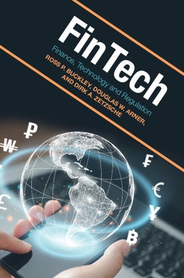 Paperback of Fintech: Finance, Technology and Regulation by Cambridge University Press, featuring a cover with financial and tech graphics.