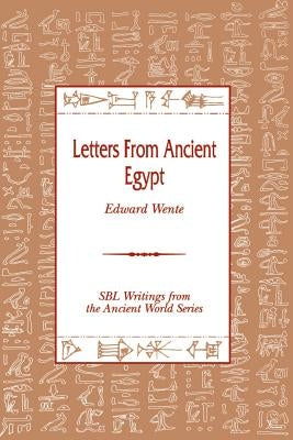 Letters from Ancient Egypt Paperback Society of Biblical Literature