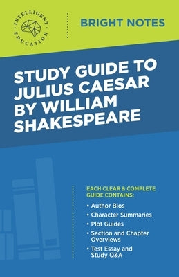 Study Guide to Julius Caesar by William Shakespeare Paperback Dexterity