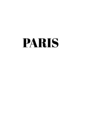 Paris: Hardcover White Decorative Book for Decorating Shelves, Coffee Tables, Home Decor, Stylish World Fashion Cities Design by Murre Book Decor