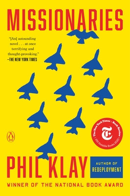 Paperback copy of "Missionaries" by Penguin Books, featuring the book cover with title and author details.