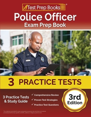 Paperback Police Officer Exam Prep Book 2023-2024 by Test Prep Books with practice tests and study guide for exam success