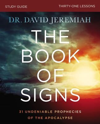 Paperback study guide titled The Book of Signs by HarperChristian Resources, featuring cover design with prophetic symbols.