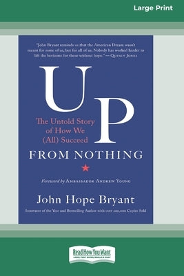 Paperback of "Up from Nothing" by ReadHowYouWant, featuring the book cover with title and author details in standard large print.