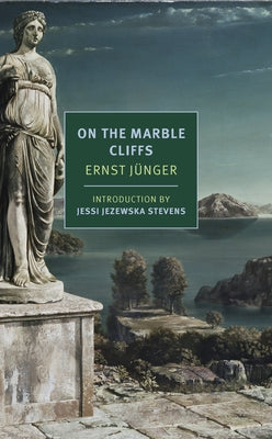 Paperback of "On the Marble Cliffs" by New York Review of Books, with a cover image featuring marble cliffs and natural scenery.