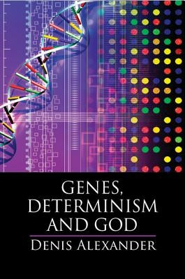 Paperback of "Genes, Determinism and God" by Cambridge University Press, showing the book cover with title and author details.