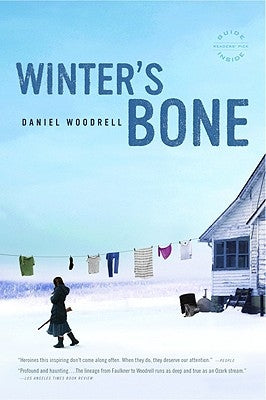 Paperback of Winter's Bone by Back Bay Books, showing the book cover with title and author on a plain background.