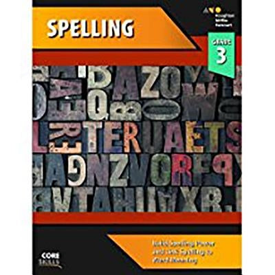 Core Skills Spelling Workbook Grade 3 Paperback Steck Vaughn School Supply