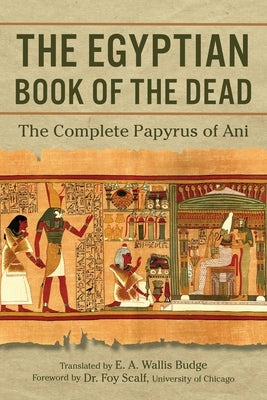 Paperback of The Egyptian Book of the Dead by Clydesdale featuring ancient Egyptian papyrus illustrations and hieroglyphs.