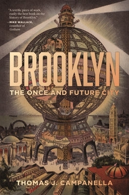 Cover of "Brooklyn: The Once and Future City" book by Princeton University Press, featuring an urban landscape of Brooklyn.
