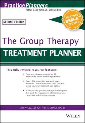 The Group Therapy Treatment Planner, with Dsm-5 Updates Paperback Wiley