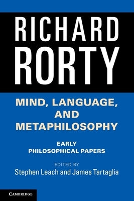 Paperback of "Mind, Language, and Metaphilosophy" by Cambridge University Press, featuring the book cover with title and author details.