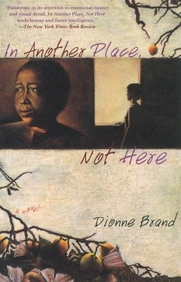Paperback of "In Another Place, Not Here" by Grove Press, featuring the book cover with title and author details.