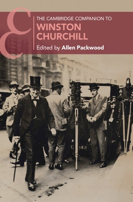 Paperback book titled The Cambridge Companion to Winston Churchill published by Cambridge University Press, with a blue cover and text.
