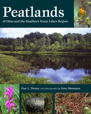 Detailed map of Ohio peatlands and Great Lakes region from Kent State University Press, showing wetland areas and geographic features.