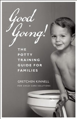 Paperback potty training guide for families by Redleaf Press, titled "Good Going!," with colorful cover design.
