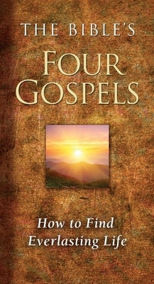 Open Bible's Four Gospels book by Bridge-Logos Publishers with a focus on the text and cover design.