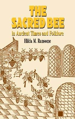 Illustration of a sacred bee from ancient times, featured in Dover Publications' book on folklore and historical symbolism.