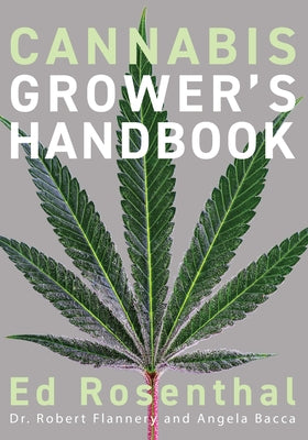 Paperback of Cannabis Grower's Handbook by Quick American Archives, showing the cover with title and plant illustrations.