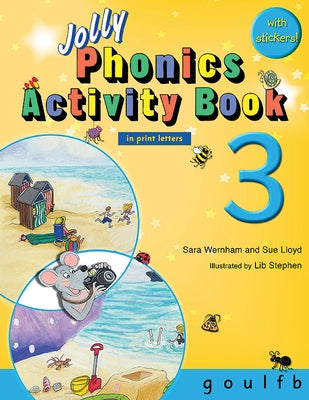 Jolly Phonics Activity Book 3: In Print Letters (American English Edition) Paperback Jolly Phonics