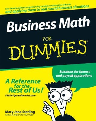 Business Math for Dummies Paperback For Dummies