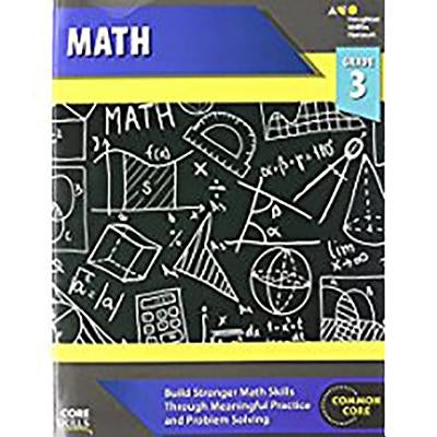 Core Skills Mathematics Workbook Grade 3 Paperback Steck Vaughn School Supply