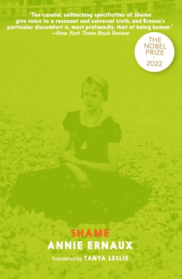 Paperback of "Shame" by Seven Stories Press, showing the book cover with title and author details.