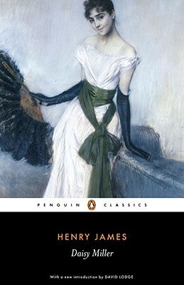 Cover image of Daisy Miller novel by Penguin Group, featuring classic book cover art and title text.