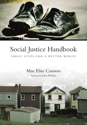 Paperback of Social Justice Handbook by IVP Books showing the front cover with colorful illustrations and title text.