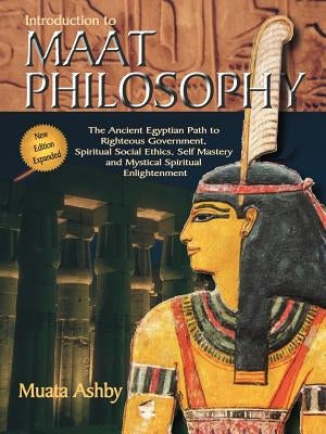 Paperback book titled "Introduction to Maat Philosophy" by Sema Institute, showing the cover with Egyptian symbols and text.