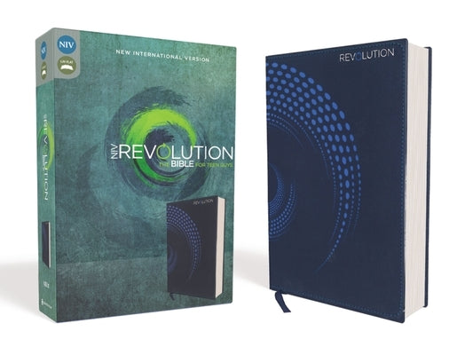 NIV, Revolution Bible, Imitation Leather, Blue: The Bible for Teen Guys Bible Zondervan