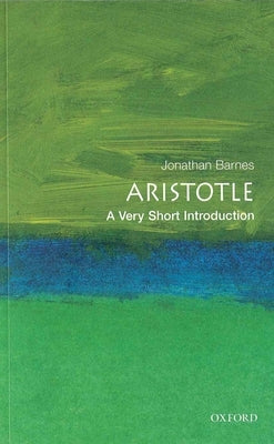 Paperback of Aristotle: A Very Short Introduction by Oxford University Press, USA, showing the book cover with title and author.