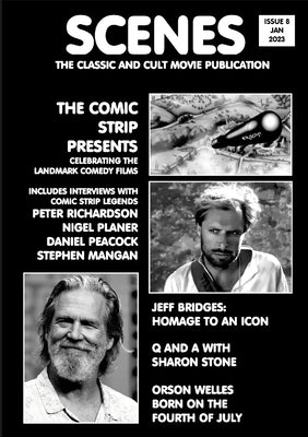 Scenes Issue 8: The Classic and Cult Movie Publication - Comic Strip Presents, Sharon Stone Paperback Lulu.com