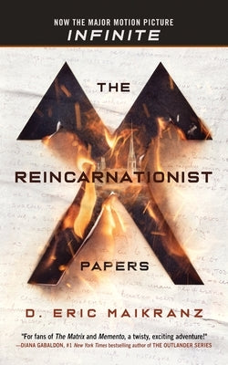 Paperback of The Reincarnationist Papers by Blackstone Publishing, showing the book cover with title and author details.