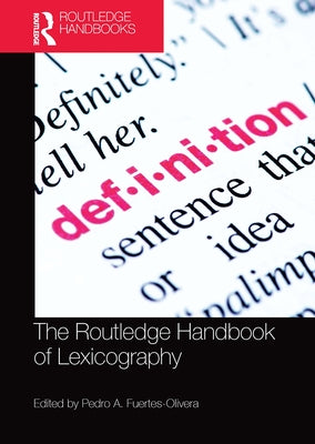 The Routledge Handbook of Lexicography Paperback Routledge