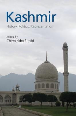 Paperback of Kashmir: History, Politics, Representation by Cambridge University Press, featuring a close-up of the book cover.