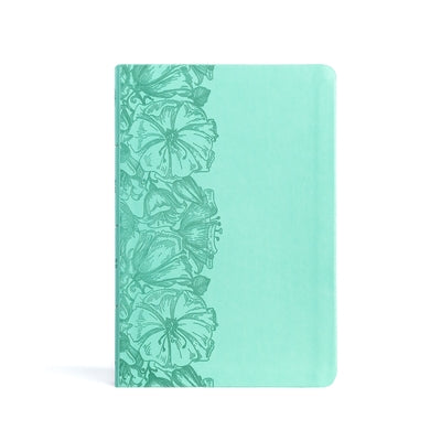 CSB Large Print Thinline Bible, Light Teal Leathertouch, Value Edition Bible Holman Bibles