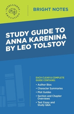Study Guide to Anna Karenina by Leo Tolstoy Paperback Dexterity