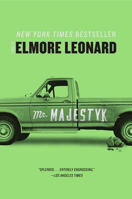Paperback of Mr. Majestyk by William Morrow & Company featuring the book cover with bold title and illustration on the front.