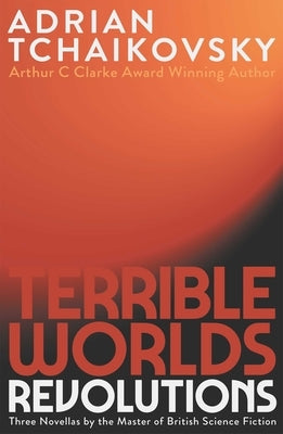 Paperback of Terrible Worlds: Revolutions by Solaris, featuring a dark, dystopian cover with abstract artwork.