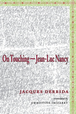 On Touchinga Jean-Luc Nancy Paperback Stanford University Press
