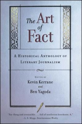 Cover of "The Art of Fact" by Scribner Book Company, featuring a historical anthology of literary journalism with a vintage design.