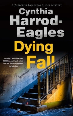Cover image of the paperback mystery novel "Dying Fall" by Severn House featuring dark autumn-themed artwork.