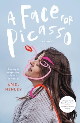 Paperback copy of "A Face for Picasso" by Square Fish, showing the book cover with a portrait illustration and title text.