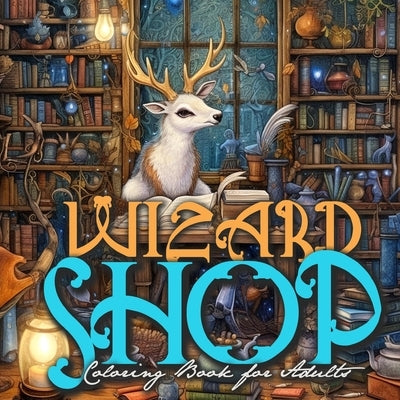 Wizard Shop Coloring Book for Adults: Enchanted Whimsical Coloring Book grayscale magical Coloring Book for Adults Magic by Publishing, Monsoon