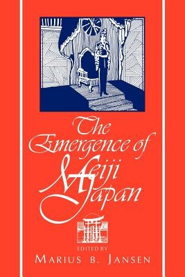 Paperback titled The Emergence of Meiji Japan by Cambridge University Press, featuring a cover design with historical Japanese imagery.