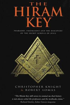 Cover of The Hiram Key book by Fair Winds Press featuring ancient Egyptian symbols and a mysterious ancient scroll.