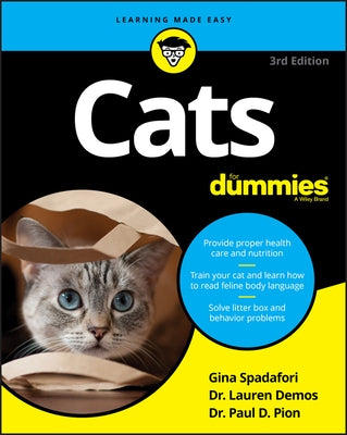 Cats for Dummies Paperback For Dummies